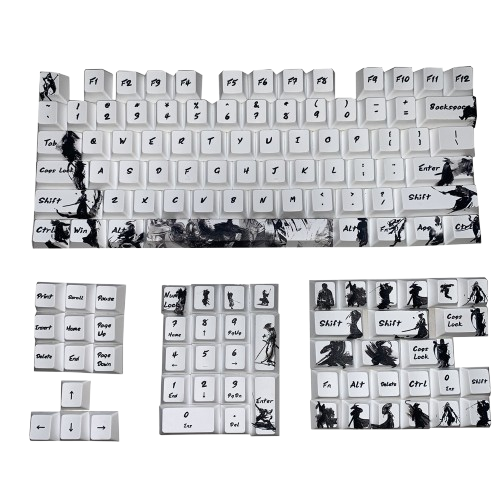 Five-sided PBT Sublimation Ink Keycaps 108 pcs
