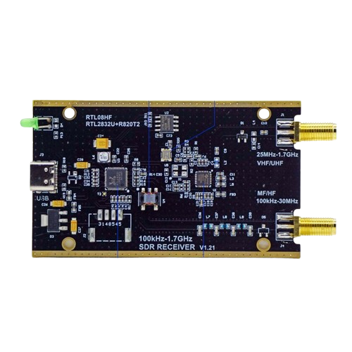All-band Software Radio RTL-SDR RTL2832U R820T2 Receiver Aviation Shortwave Broadband