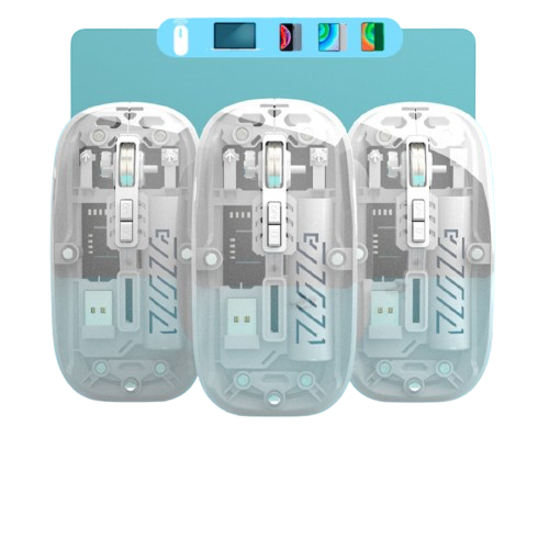 Wireless Transparent Typec Charging Mouse