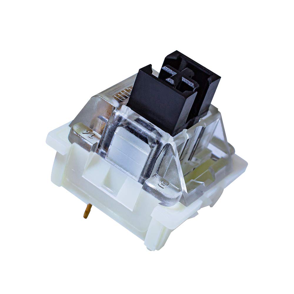Black Switches,3 Pin/Linear Heavy/60G Force/Rgb/Dustproof for Mechanical Keyboard - Compatible with Cherry MX Switches- 109-Pack