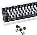 137 PBT Keycaps, White and Black Keycap Sets, MXD Technology (Anti Sink, anti Scratch, anti Fade), 100% Suitable for Various Mechanical Keyboard, Recommended Styles for 5AS Esports Events