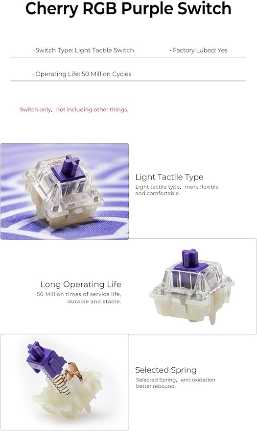 3 Pin Cherry MX Switches