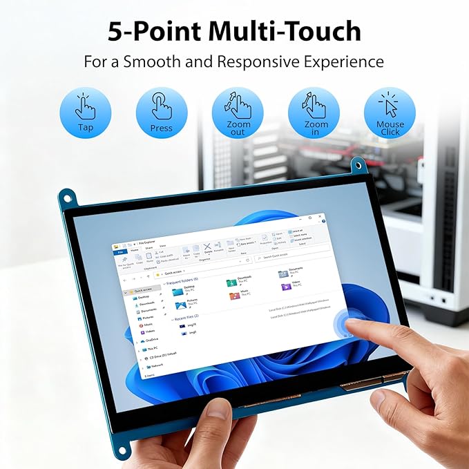 7-inch LCD Screen Display