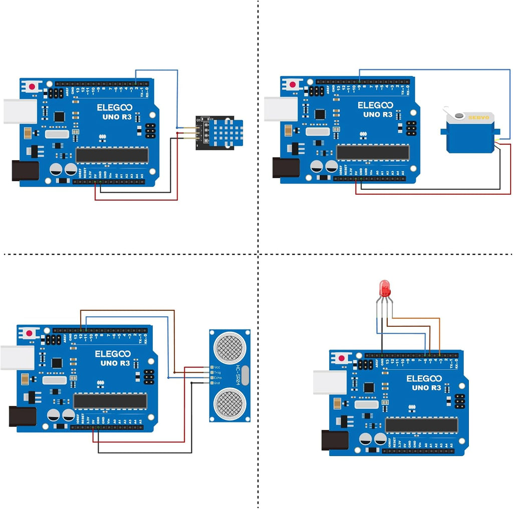 Arduino UNO R3 Starter Kit with RFID Sensor and IoT Components