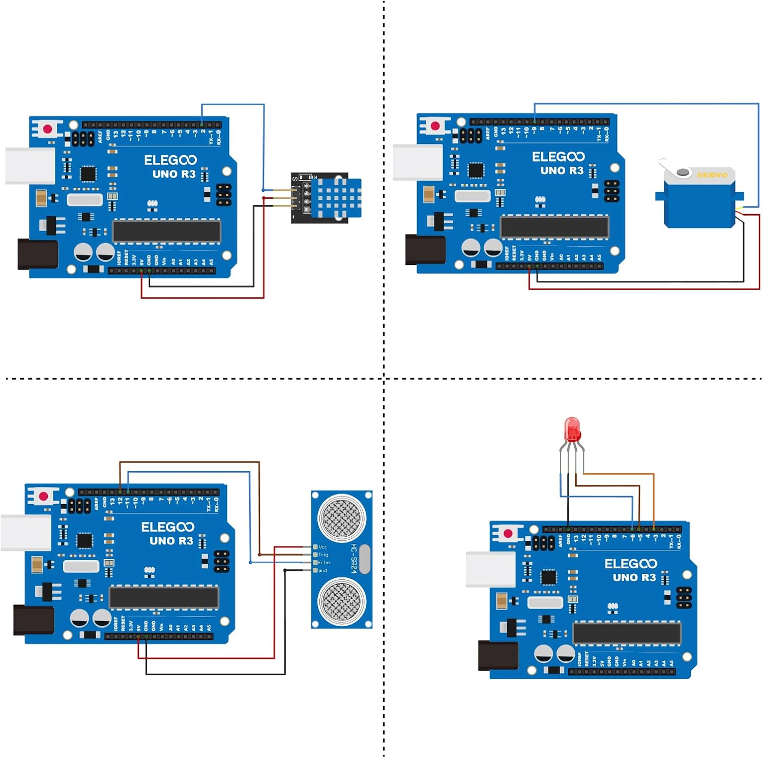 Arduino UNO R3 Starter Kit with RFID Sensor and IoT Components