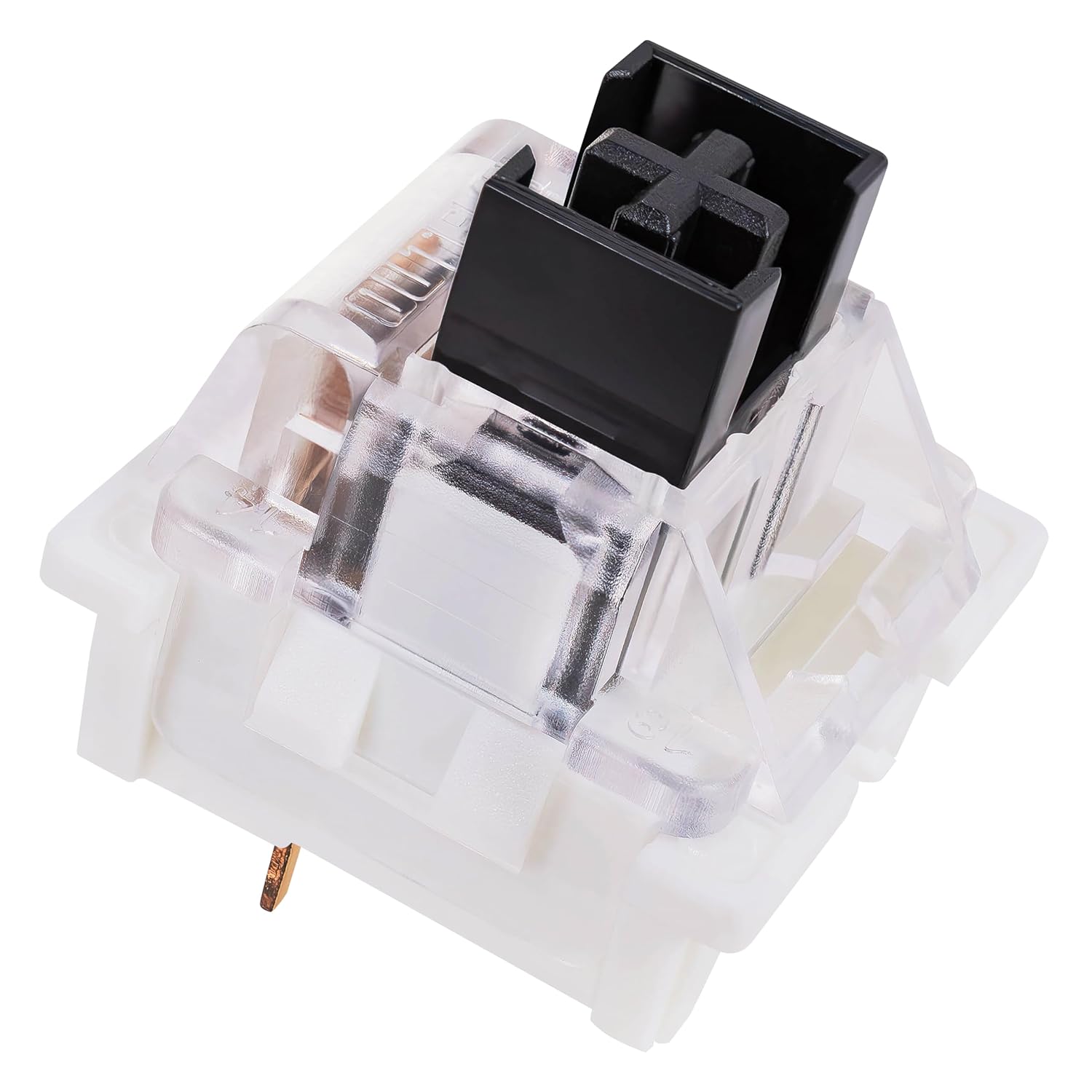 Black Switches,3 Pin/Linear Heavy/60G Force/Rgb/Dustproof for Mechanical Keyboard - Compatible with Cherry MX Switches- 109-Pack