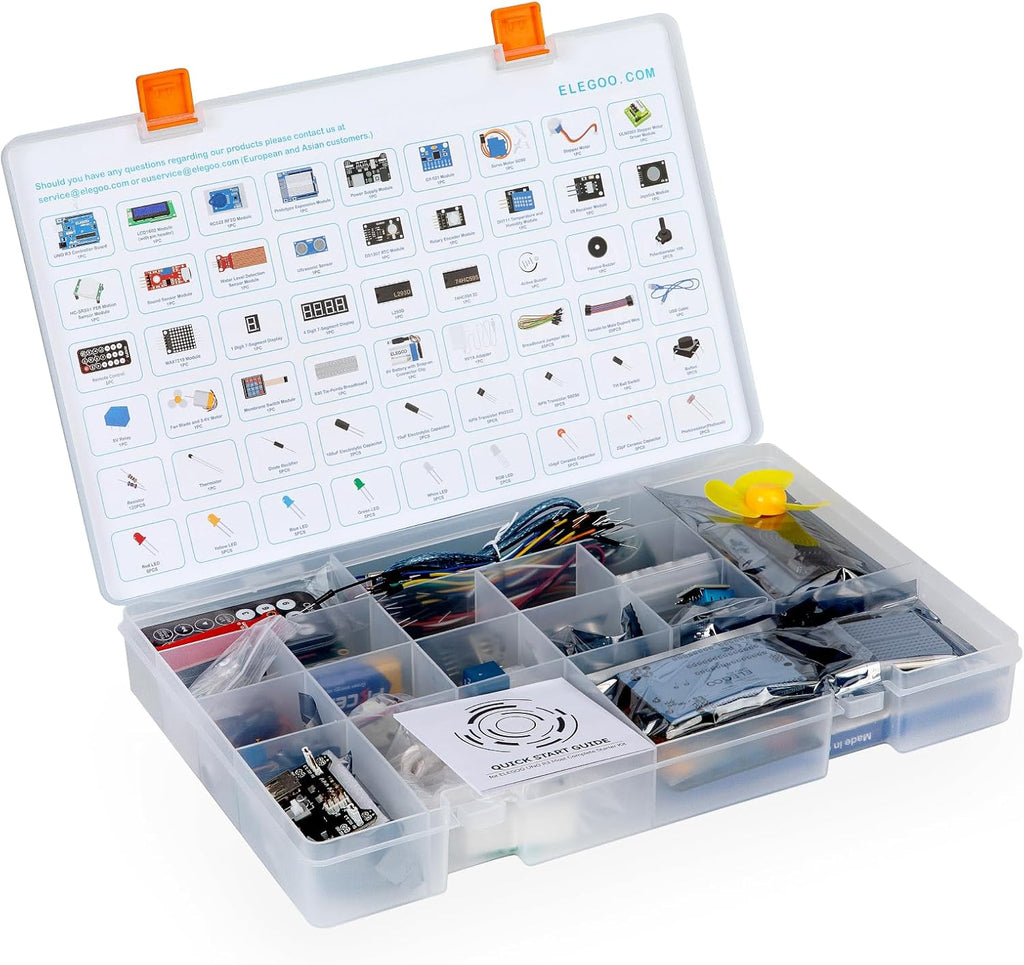 Arduino UNO R3 Starter Kit with RFID Sensor and IoT Components