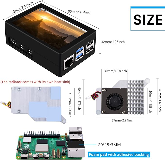 3.5-inch Touch Screen Case