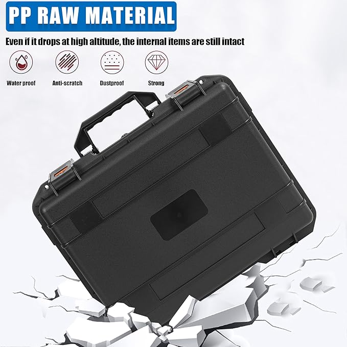 Hard Carrying Case with Customizable Foam