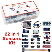 22 in 1 Sensors Moudles Starter Learning Kit For R3 Board&Raspberry Pico Electronic DIY Kit for R3 MEGA2560 with Box