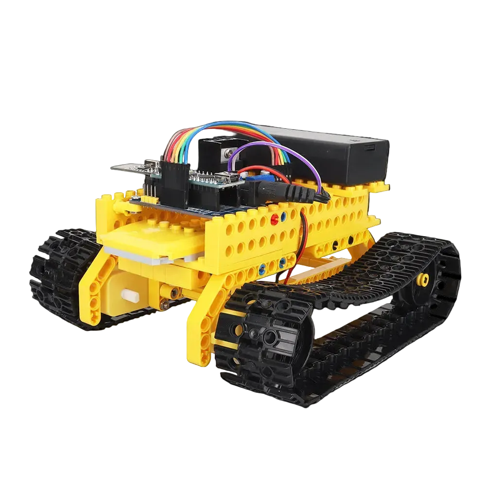 Arduino Nano Gesture Controlled Tank Robot Car Kit with Building Blocks